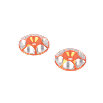 MonkeyKing Alloy M3 Wing Washer - Orange - pk2 - MK5580O