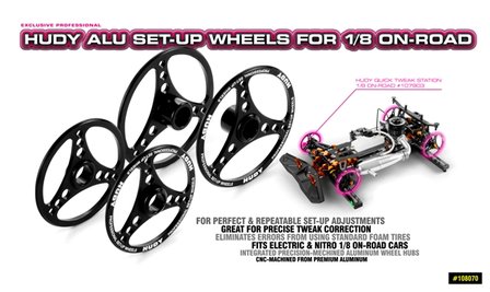 ALU SET-UP WHEEL FOR 1/8 ON-ROAD (4)