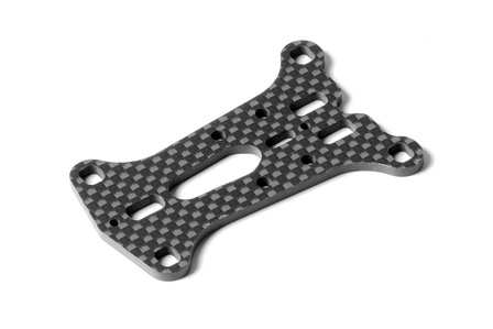 XRAY X1&#039;20 GRAPHITE ARM MOUNT PLATE - WIDE TRACK-WIDTH - 2.5MM - 371067