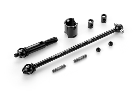 Xray Ecs Front Drive Shaft 83mm With 2.5mm Pin - Hudy Spring Steel&trade; - Set - 365202