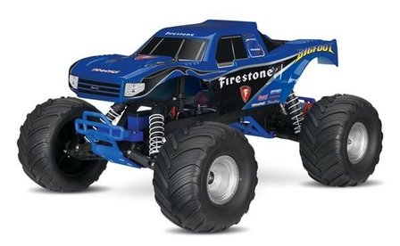 Traxxas Big Foot 1/10th Monstertruck Xl-5 Tq (incl Battery/charger), Firestone, Trx36084-1f - 36084-1F