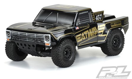 Proline Pre-Cut 1967 Ford F-100 Race Truck Heatwave Edition Tough-Color (Black) Body for Slash 2wd, Slash 4x4 &amp; PRO-Fusion SC 4x4 (with extended body mounts) - 3551-18