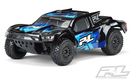 Proline Pre-Cut Flo-Tek Fusion Tough-Color (Black) Body for PRO-Fusion SC 4x4, Slash 2wd, Slash 4x4, SC6.1, 22SCT&trade; &amp; SCTE&trade; - 3458-18