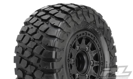 Proline BFGoodrich Baja T/A KR2 SC 2.2&quot;/3.0&quot; M2 (Medium) All Terrain Tires Mounted on Raid Black, PR10123-10 - 10123-10