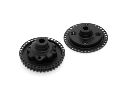 Xray X4 Composite Gear Diff. Case With 38t Pulley &amp; Cover - 304911