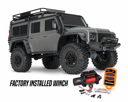 Traxxas Land Rover Defender Crawler With Winch Silver - 82056-84SLVR