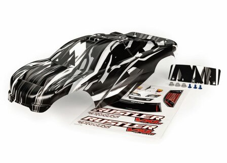 Traxxas Body, Rustler Vxl, Prographix (graphics Are Printed, Requires Paint &amp; Final Color Application)/ Decal Sheet - 3726L