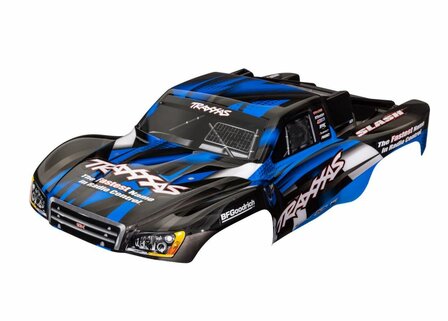 Traxxas Body, Slash 2wd (also Fits Slash Vxl &amp; Slash 4x4), Blue (painted, Decals Applied) - 5851X