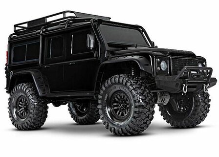 Traxxas Land Rover Defender Crawler With Winch Black - 82056-84BLK