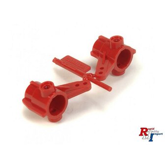 TAMIYA 50648 TA-01/DF-01 Front Upright Red (2)