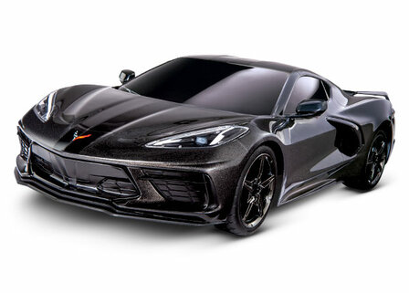 Traxxas Corvette Chevrolet Stingray 1/10 Scale AWD Supercar 4-Tec 3.0, Black