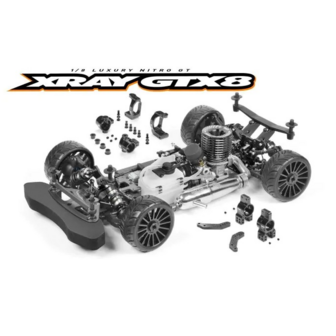 XRAY GTX&#039;24 - 1/8 LUXURY NITRO ON-ROAD GT CAR INCL G501 ENGINE