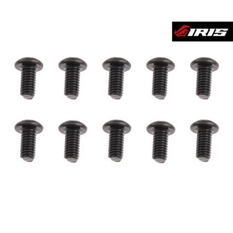 Iris M3x6mm Button Head Screws (10pcs)