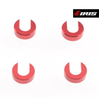 Iris 6x3x2.0mm Open Washers (4pcs)