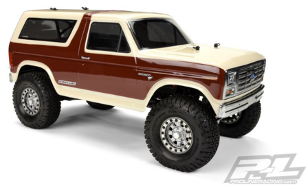 ProLine 1981 Ford Bronco Clear Body for Crawlers 313mm Wheelbase - Pr3472-00