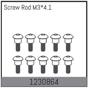 Screw Rods M3*4.1 (10)ABSIMA