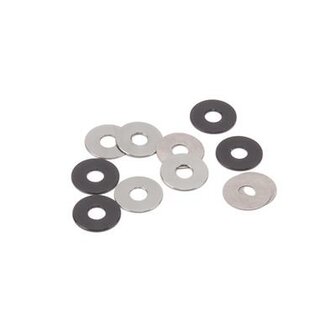 Wheel Hex Spacers 0.25, 0.5, 0.75mm - (pk12)SCHUMACHER