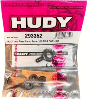 Hudy Alu Fixed Servo Saver 1/10 Tc &amp; Fwd - Set - 293352