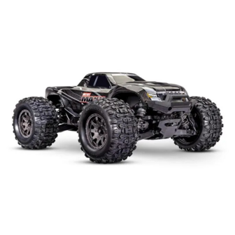 Traxxas Mini Maxx Bl-2s Black Incl Battery &amp; Usb Charger - 107154-1-BLK