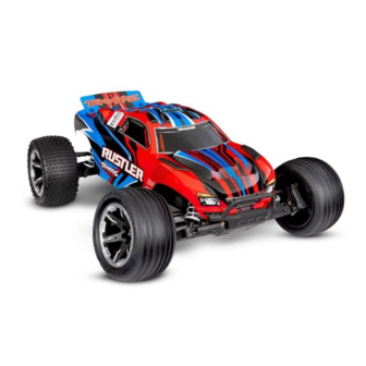 Traxxas Rustler 2wd Brushed Hd Incl Battery &amp; Usb-c Charger Red - 37254-8RED