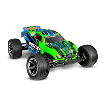 Traxxas Rustler 2wd Brushed Hd Incl Battery &amp; Usb-c Charger Green - 37254-8GRN