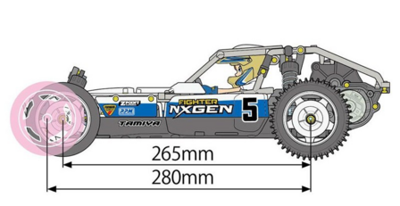 Fighter NXGEN DT-04 met certificaat voor de Tamiya Cup NL