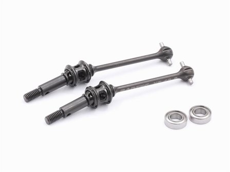 Radtec XRAY T4 Premium Steel Double Joint Drive Shaft Set 50MM Version 2 - RAD-XR-10034