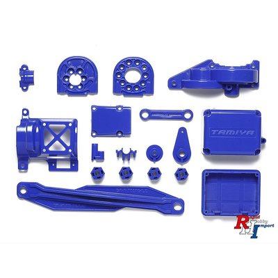 TAMIYA TT-02 D Parts (Motor Mount) (Blue) - 47335