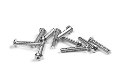 Xray Hex Screw Sh M3x18 Left Thread (10), X902319 - 902319