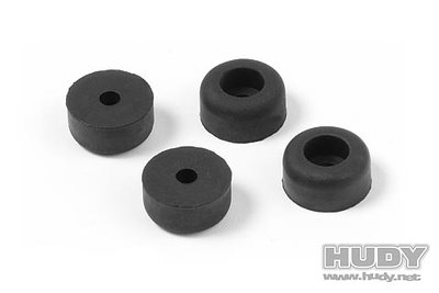 Hudy Black Rubber Feet (4), H203111 - 203111