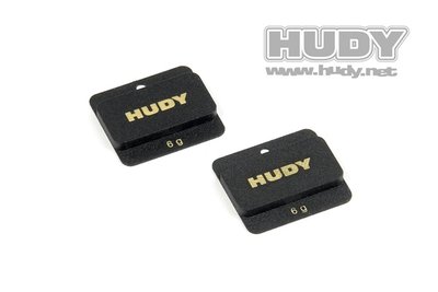 Hudy Lipo Chassis Balancing Weights 6g - Low Cg (2) - 293091