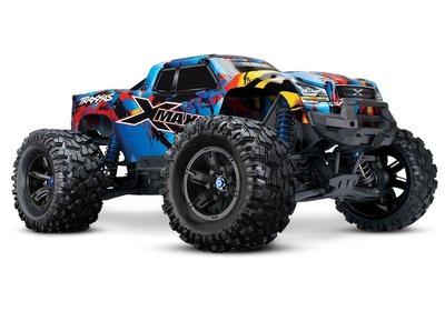 Traxxas X-Maxx 4WD VXL-8S Monstertruck TQi TSM (no battery/charger), Rock&Roll