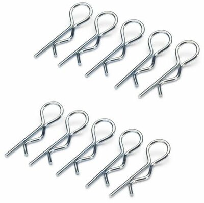 ABSIMA Body Clips small/silver (10)