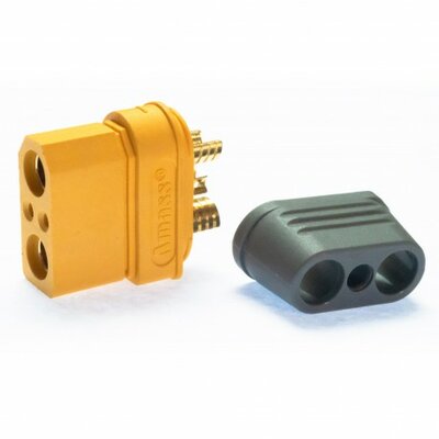 Connector : XT90I 2+2 with cap Female plug (5pcs)