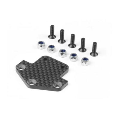 XRAY GT GRAPHITE REAR DIFFUSOR ADAPTER PLATE 3.0MM