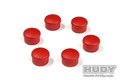 Hudy Cap For 22mm Handle - Red (6), H195062-r - 195062-R