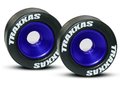 TRAXXAS-5186A,Wheels, aluminum (blue-anodized) (2)/ 5x8mm ball bearings (4