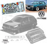 TC052 1/10 VW Golf MK2, 190mm