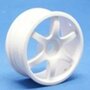 Ride Nylon Wheel 6-Spoke - White (4)