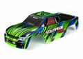 Traxxas Body, Stampede Vxl, Green & Blue (painted, Decals Applied) - 3620G