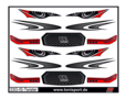 33Graphix Inside Headlight / Grill Sticker Xtreme Twister/Speciale
