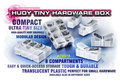 HUDY TINY HARDWARE BOX - 8-COMPARTMENTS - 298018